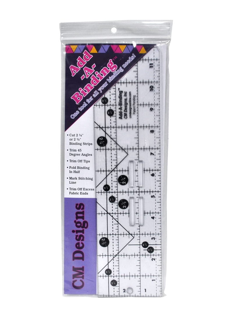 Cm Designs Add-A-Binding Ruler, Clear - Image 2